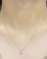 #LVNA2024 | Pear Baguette Diamond Necklace 14kt