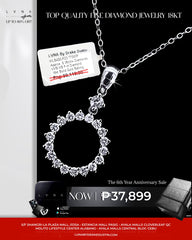 PREORDER | Classic Round Paved  Diamond Necklace 18kt