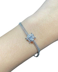 #LVNA2024 | Oval Halo Lock Unisex Diamond Bracelet 14kt