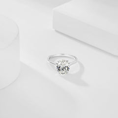 1.01ct N SI2 Oval Cut Diamond Engagement Ring 14kt | GIA Certified