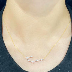 #LVNA2024 | Golden Zodiac Cancer Diamond Necklace 18kt