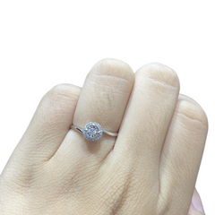 #LVNA2024 | Classic Dainty Round Diamond Ring 14kt