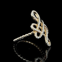 #LVNA2024 | Golden Infinity Lucky Mystic Knot Diamond Ring 14kt