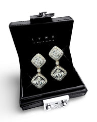 #LVNA2024 | Double Cushion Dangling Diamond Earrings 18kt