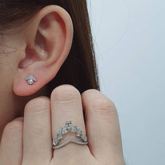 #TheSALE | Multi-Ware Pear Crown Diamond Jewelry Set 14kt