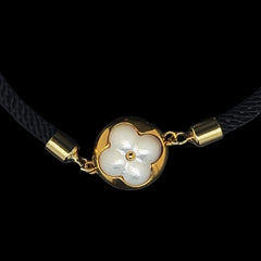 18kt Mother of Pearl Center Adjustable Black String Bracelet (FREE ₱10,000 worth of LVNA GC) #LoveLVNA