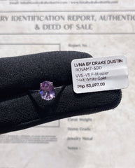#LVNA2024 | Oval Amethyst Gemstones Engagement Ring 14kt