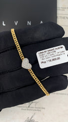 #LVNA2024 | LVNA Signatures™️ Unisex Diamond Center Bar Bracelet 18kt