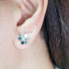 #TheSALE Sampaguita Deco Stud Diamond Earrings 14kt
