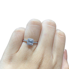 #LVNA2024 | Classic Emerald Paved Diamond Ring 14kt