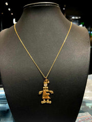#LVNA2024 | LVNA Signatures 0.40ct Round Center Golden Large Man Diamond Necklace 18kt