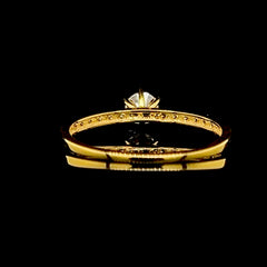 CLR | 0.65cts E VVS1 Round Brilliant Diamond Engagement Ring 14kt