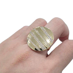 #TheSALE | Golden Round Diamond Ring 14kt