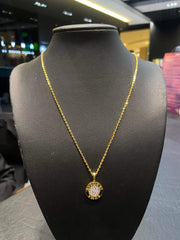 #LVNA2024 |  Golden Round Inspired Diamond Necklace