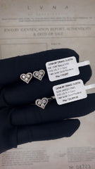 #LVNA2024 |  Trinity Heart Halo Paved Diamond Jewelry Set 14kt
