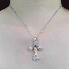 #TheSALE | Crucifix Cross Diamond Necklace 18kt