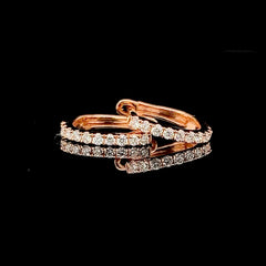 #LVNA2024 | Round Half Eternity Diamond Earrings 18kt