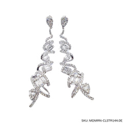 #TheSALE | Multi-Shape Cluster Drop Diamond Earring 18kt