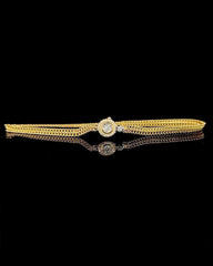 #LVNA2024 | Golden Unisex Diamond Center Bar Bracelet 18kt