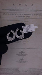 #LVNA2024 | Square Bagutte Overlap Diamond Earrings 14kt