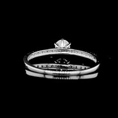 CLR | 0.64cts H VS2 Round Brilliant Diamond Engagement Ring 14kt