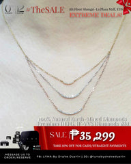 #LVNA2024 | Multi-Toned Smiley Layered Diamond Necklace 18kt