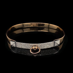 #LVNA2024 | Rose Lock Paved Bandle Diamond Bracelet 18kt