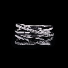 #LVNA2024 | Half Eternity Infinity Crossover Diamond Ring 14kt