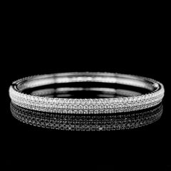 #LVNA2024 | Three-Tier Paved Bangle Diamond Bracelet 18kt