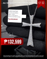 #LVNA2024 | Large Cross Paved Diamond Necklace 18kt
