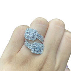 #LVNA2024 | Crossover Emerald Statement Diamond Ring 18kt