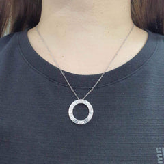 #TheSALE | Round Diamond Necklace 14kt