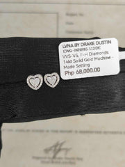 #LVNA2024 | Marquise Twin Heart Stud Diamond Earrings 14kt