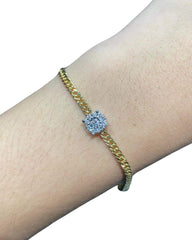 #LVNA2024 | LVNA Signatures Unisex Solid Chain Diamond Bracelet 18kt