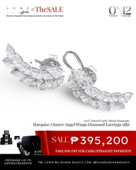 #LVNA2024 | Marquise Cluster Angel Wings Diamond Earrings 18kt