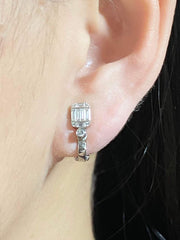 #LVNA2024 | Emerald Hoop Diamond Earrings 18kt