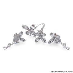 #TheSALE | Cluster Floral Deco Diamond Jewelry Set 14kt
