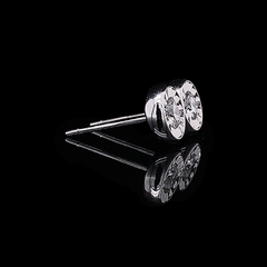 #LVNA2024 | Round Dainty Stud Diamond Earrings 14kt