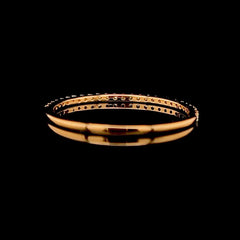 #LVNA2024 |  Rose Round Half Eternity Diamond Ring 18kt