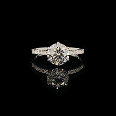 #PREORDER | 1.25ct G VS1 Round Brilliant Diamond Engagement Ring 14kt IGI Certified