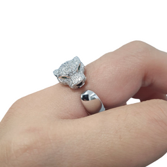 #TheSALE | Panther Nano Gemstone Diamond Ring 18kt