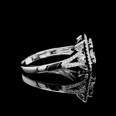 #LoveLVNA | Square Paved Diamond Ring 14kt