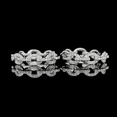 #LVNA2024 | Chain Hoop Diamond Earrings 14kt
