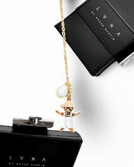 HOPE “Hash” LVNA Signatures Eternity Pearl & Gold Drop Necklace