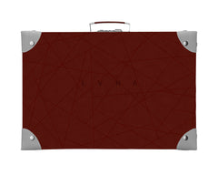 LVNA Signatures Luxury Leather Trunk Case with 18kt Solid Gold Hardware | “Discovery”