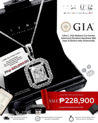 #LVNA2024 Premium GIA Certified VS1-VS2 Solitaire Pendant Diamond Necklace 18kt