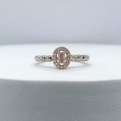 Rare Pink Diamond Ring 14kt | CLEARANCE BEST
