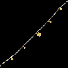 #LVNA2024 | LVNA Signatures Square Oval Rare Fancy Yellow Colored Station Diamond Bracelet 18kt