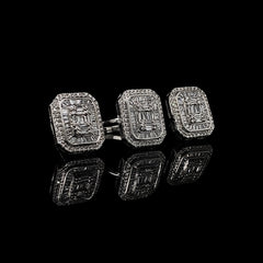 #LVNA2024 | Large Emerald Baguette Diamond Jewelry Set 14kt