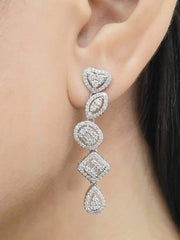 CLEARANCE BEST | Multi-Shape Diamond Earrings 14kt
